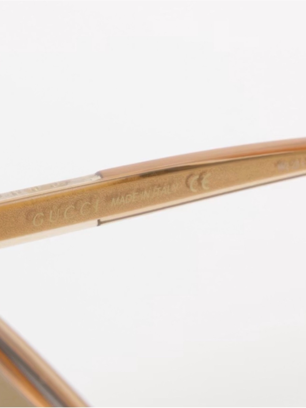 Versace Translucent Amber Brown Sunglasses - Picture 5 of 5